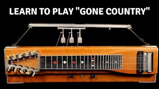"Gone Country" Solo: Pedal steel guitar lesson.