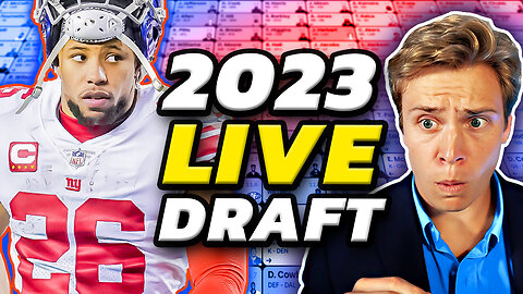 An Expert 2023 Fantasy Football Draft!