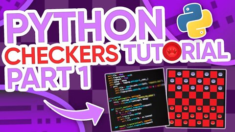 Python/Pygame Checkers Tutorial (Part 1) - Drawing the Board