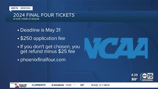 How to enter lottery for 2024 NCAA Men's Final Four tickets in Glendale