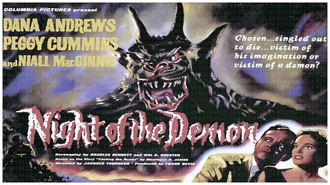 🎥 Night of the Demon - 1957 - Dana Andrews - 🎥 FULL MOVIE