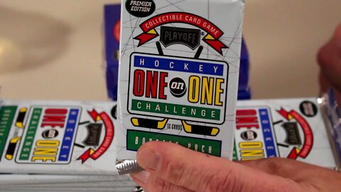 Playoff One on One Hockey Challenge CCG/TCG Loose Pack Opening