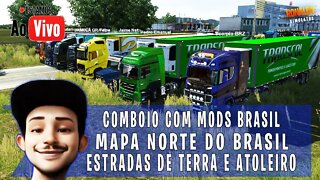 MAPA BRASILEIRO PARA EURO TRUCK SIMULATOR 2 NORTE BRASIL COMBOIO COM MODS BRASILEIROS ETS2 1.42