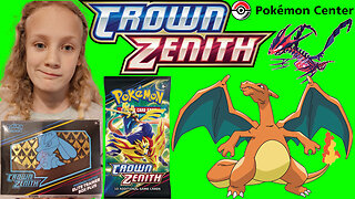 Crown Zenith Pokémon Center Elite Trainer Box Plus Pokémon Cards!