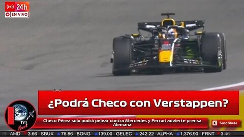 Checo Pérez 'deprimido' solo podrá pelear contra Mercedes y Ferrari advierte prensa Alemana
