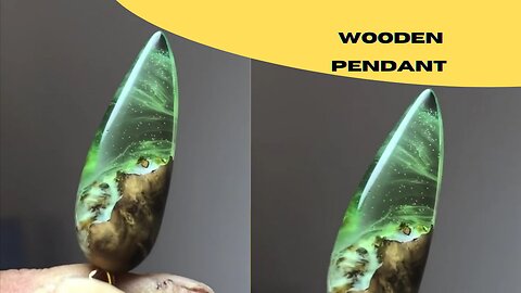 How to make a wooden pendant |wooden pendant|Wood carving |#wood |#shorts