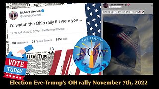 LIVE 11/7/22 - Election Day 2022, Ohio Trump Rally