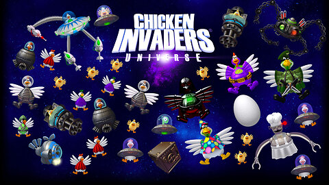 Flaming Fowl Frenzy Chicken Invaders Universe Gameplay! 🔥