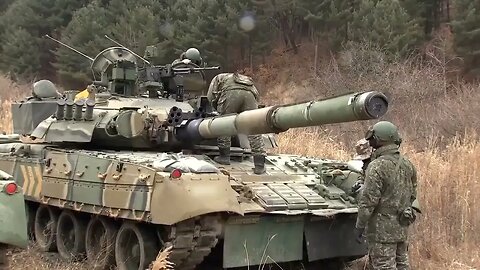South Korean T-80UD Tanks