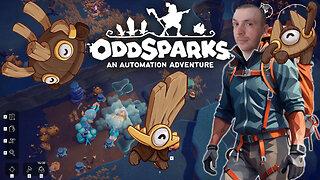 We're Looking For Rocky Minions In The Mountains! Let's Play Oddsparks: An Automation Adventure