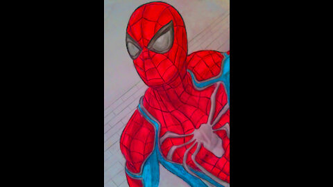 Drawing Spider-Man