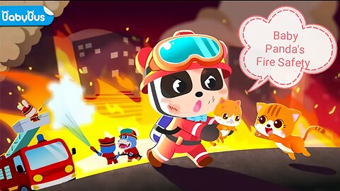 Baby Panda's Firefighter Rescue Adventure Gameplay | Escape Fires & Drive Engines | BabyBus Games