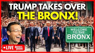Trump SHOCKS World with MASSIVE Bronx Rally, Asks Rappers For A 'GRILL'| CNN PANICS as Crowd ROARS🔥