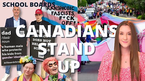 Billboard Chris And Josh Alexander Joined By PARENTS: Ottawa Gender Ideology PROTEST | Nat