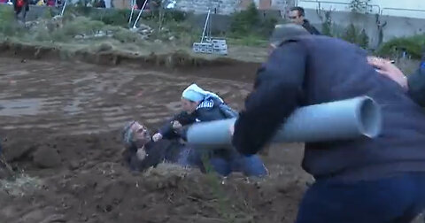 Nun Tackles Environmental Protester Attempting to Stop Construction of Religious Center