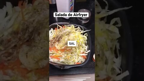 Receita de salada na Airfryer - #shorts #naturalfoodba #salada