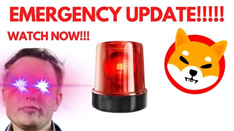 🔴 SHIBA INU COIN NEWS TODAY EMERGENCY!!