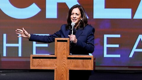 Kamala Harris: "Getting Vaccinated Is The Very Essence" Of Bible's Command To "Love Thy Neighbor"