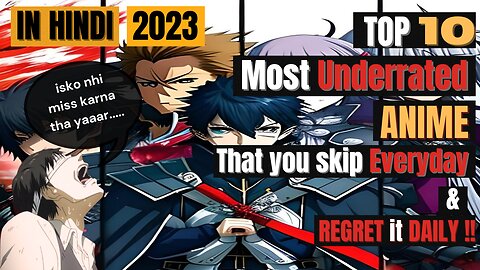 TOP 10 most UNDERRATED ANIME of 2023 [HINDI] | Top 10 Underrated Anime (HIND)