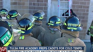 Cold temps creating challenges for firefighters