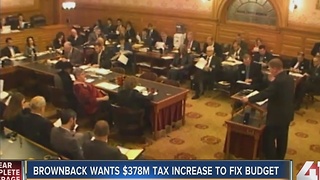 Gov. Brownback unveils Kansas State Budget