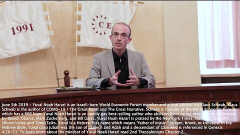 Yuval Noah Harari | Trump | "Nationalism Is a Barrier for Cooperation On the International Level. The President of the U.S. (Trump) Said That There Is a Contradiction Between Nationalism and Globalism and That People Should Choose Nationalism."