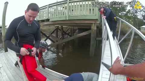 Woman jumps off Savannah bridge, rescued under boat dock by officers