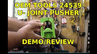 Demo / review of U-joint pusher