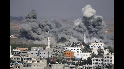 Watch HighRise Building in Gaza Crumbles After Israeli Airstrike-SKG News