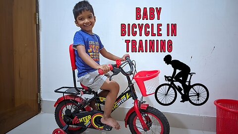 Funny Outdoor Play and learning Baby bicycle bike ride and sweet music New video 2024 amazing