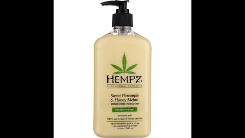 Hempz Sweet Pineapple & Honey Melon Herbal Body Moisturizer 17.0 oz Exclusive