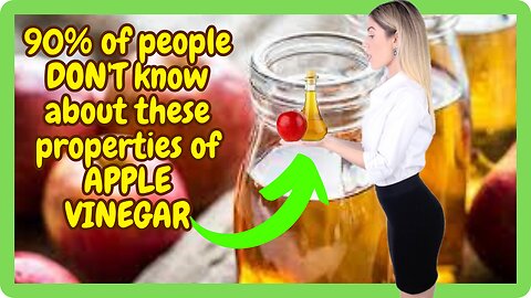 Apple Cider Vinegar - What Most People Don't Know!!!!