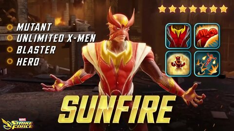 Who is Sunfire - New Character Review | MARVEL Strike Force