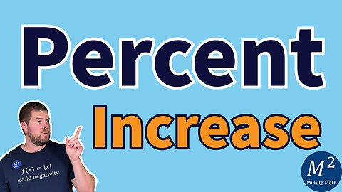 How to Calculate the Percent Increase | Real-World Example with Tuition Prices #percents #mathhelp