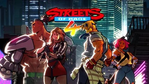 Streets of Rage 4 Full Game (Arcade Mode) Cheery Playthrough (4K)