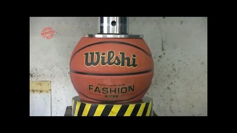 Basketball VS Hydraulic Press - Not Even Close!