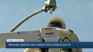 Broken Arrow Gets Brighter Streetlights