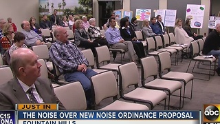 Fountain Hills residents debate over noise ordinance