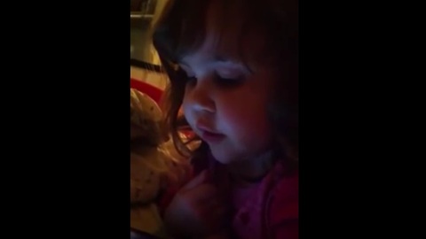 Toddler sings 'That's Falling in Love' from Talking Angela