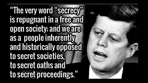 Speech On Secret Societies - Censorship to Silence and Control