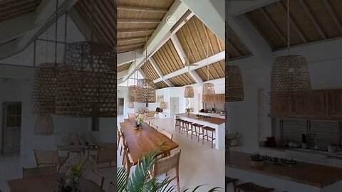 Beautiful Modern Joglo Balinese Design with Mediterranean Style 🌴✨ #short #architecture #bali