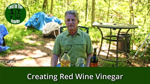 Red Wine Vinegar - Easy method to make it yourself