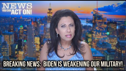 BIDEN IS WEAKENING OUR MILITARY! / BRIGITTE GABRIEL - NEWS YOU CAN ACT ON!