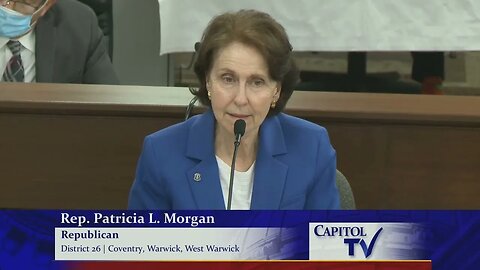 Fighting Corruption in Rhode Island and Hopefully Washington DC Rep. Patricia Morgan (R)