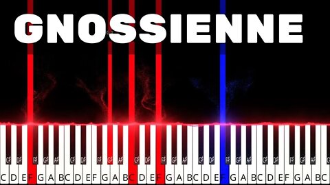 Gnossienne No 1 Piano Tutorial