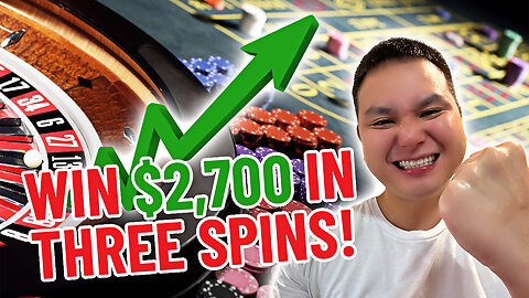 WIN $2,700 In THREE Spins With This Roulette Strategy! (In-N-Out)