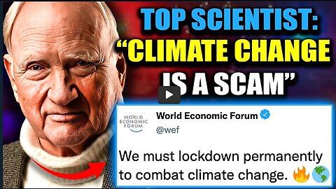 WEF Scientist Testifies 'Man-Made Climate Change Is a Depopulation Scam'