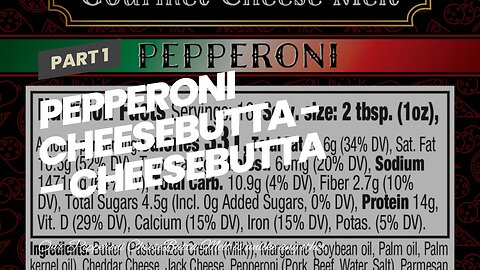 Pepperoni CheeseButta - – CheeseButta - Gourmet Products