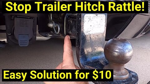 Stop Trailer Hitch Noise! ✅ No More Rattle in Your Receiver! Easy Fix for $10.