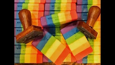 Making Rainbow Soap